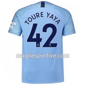 Completo Calcio Manchester City Toure Yaya 42 Divisa Prima 2018/2019